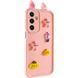 Чехол TPU Toys Case with Ears для Samsung Galaxy A06 Light Pink 777-03925 фото 1