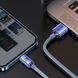 Кабель Baseus Crystal Shine Series Fast Charging Data Cable USB to iP 2.4A 1.2m Purple CAJY000005 фото 7