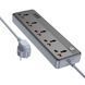 Сетевой удлинитель BOROFONE BAC5A Lord 5 position socket(PD20W/1C3A)(EU) Black 656-03202 фото 2