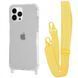 Чохол WAVE Clear Case With Strap для Iphone 14 Pro Yellow 208-05269 фото 1