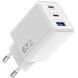 МЗП WIWU G026 Cube PD67W+QC3.0 GaN (1USB-A/2C) White ILSO-00000085950-1 фото 1