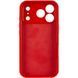 Силиконовый чехол Silk Full Camera Protective для Apple iPhone 17 Pro (6.3") Red 777-09933 фото 3