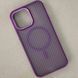 Чехол Wavy Pattern Matte Corrugated Camera Magnetic для iPhone 11 Violet 214-02401 фото 1