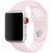 Силіконовий ремінець з перфорацією для Apple Watch 38/40/41 mm Світло-рожевий з білим 212-00135 фото