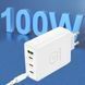 Зарядное устройство WUW-C158 1USB 3Type-C PD100W white 656-01134 фото 4