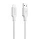 Кабель Proove Striped Silicone USB to Lightning (1m) white 656-02602 фото 1