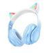 Наушники HOCO W42 Cat ears BT headphones Crystal Blue 656-00954 фото 1