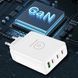 Зарядное устройство WUW-C158 1USB 3Type-C PD100W white 656-01134 фото 3