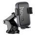 Автодержатель для телефона HOCO H79 Vista push-type car holder (center console) Black Metal Gray 6942007647892 фото 1