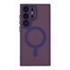 Чохол TPU+PC Magnetic Matte Camera Lens with Magsafe для Samsung Galaxy S25+ 5G (S936) Dark Purple 757-00366 фото
