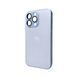 Чохол для смартфона AG Glass Matt Frame Color для iPhone 13 Pro Sierra Blue 666-00590 фото 1