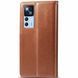 Кожаный чехол-книжка GETMAN Gallant (PU) для Xiaomi 12T / 12T Pro Brown 777-06452 фото 2