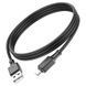 Кабель HOCO X101 Assistant silicone charging data cable Micro Black 6942007604055 фото 4
