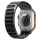Тканинний ремінець Alpine Loop для Apple Watch 42/44/45/49 mm Military-green Black 212-00542 фото 1