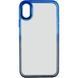 Чохол TPU+PC Fresh sip series для Apple iPhone XS Max (6.5") Чорний / Синій 777-06652 фото 2