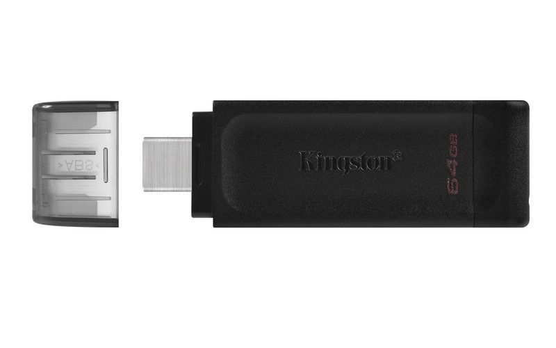 Флеш-накопитель Kingston USB 3.2 DT 70 64GB Type-C DT70/64GB фото