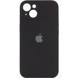 Силиконовый чехол с закрытой камерой для iPhone 13 Black