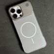 Чохол Glass Matte Aromatherapy Metal Magnetic для iPhone 13 Pro Max Grey 214-02322 фото