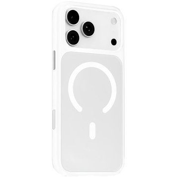 TPU+PC чехол Blueo Skin Friendly Frosted with MagSafe для Apple iPhone 17 Pro (6.3") White 777-07934 фото