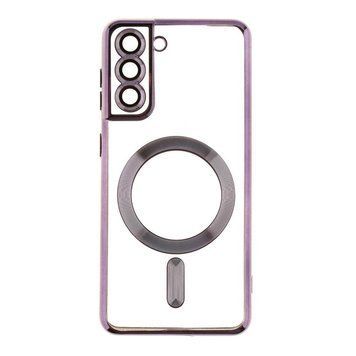 Чохол Wave TPU Metallic with Magsafe для Samsung Galaxy S21 (G991) Dark Purple 555-00215 фото