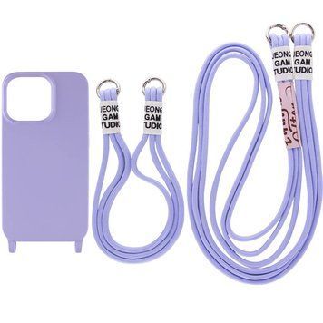 Чехол TPU two straps California для iPhone 13 Pro Lilac 208-05650 фото