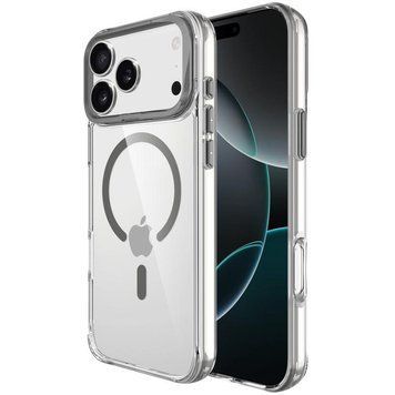 Чехол TPU Space Case Apex with MagSafe для Apple iPhone 17 Pro Max (6.9") Grey 777-08078 фото