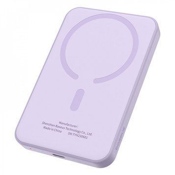 Power Bank Baseus Magnetic Mini 20W 5000mAh Purple P10022107513-00 фото