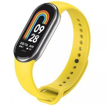Силіконовий ремінець для Xiaomi Mi Band 8/9/10 Yellow 212-01333 фото