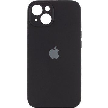 Силіконовый чохол з закритою камерою для iPhone 13 Black 208-00725 фото