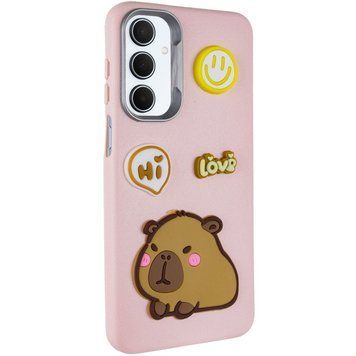 Чохол TPU Leather Toys для Samsung Galaxy A25 5G Capybara / Pink 555-00929 фото