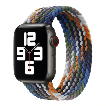 Плетений монобраслет для Apple Watch 42/44/45/49 mm Різнокольоровий 212-00183 фото