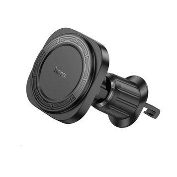 Тримач для мобільного HOCO H28 Rainbow ring magnetic car holder(air outlet) Black 656-00498 фото