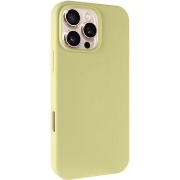 Силіконовий чохол Silk Full Protective для Apple iPhone 16 Pro (6.3") Mellow Yellow 777-10134 фото