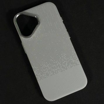 Чехол Elite Carbon Matte BOX Magnetic для iPhone 17 Grey White 208-06354 фото