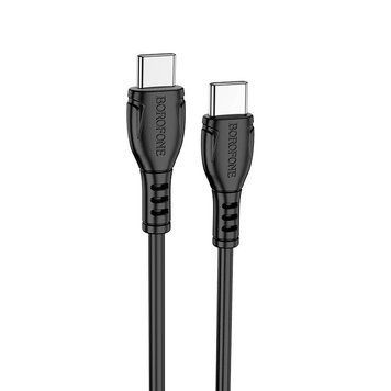 Кабель BOROFONE BX51 Triumph 60W charging data cable Type-C to Type-C Black 6931474751669 фото