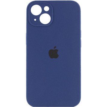 Чехол Silicone Case Full Size with Frame для iPhone 15 Plus Deep Navy 208-05059 фото