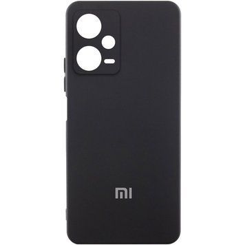 Чехол Silicone Cover Lakshmi Full Camera для Xiaomi Redmi Note 12 Pro+ 5G Черный 555-02176 фото