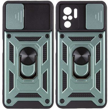 Ударопрочный чехол Camshield Serge Ring для Xiaomi Redmi Note 10 / Note 10s / Poco M5s Green 777-04658 фото