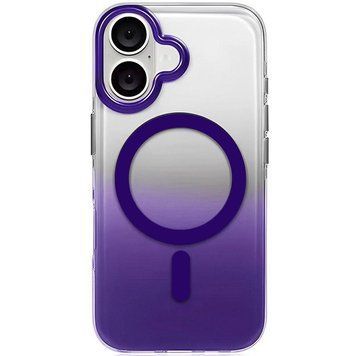 Чехол TPU+PC Phantom with MagSafe для Apple iPhone 16 (6.1") Purple 555-02971 фото