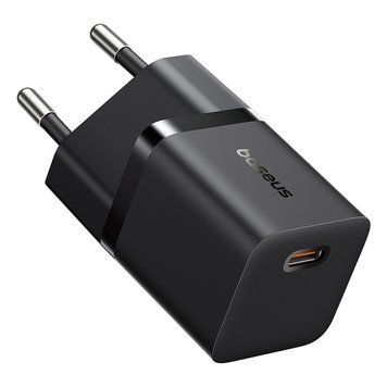 Сетевое зарядное устройство Baseus GaN5 Fast Charger (mini) 1C 25W EU Cluster Black P10110909113-00 фото