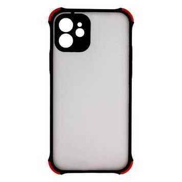 Силіконовий чохол TOTU Armor with Frame для iPhone 12 Чорний 208-01011 фото