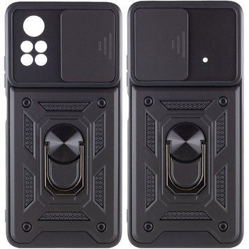Ударостійкий чохол Camshield Serge Ring для Xiaomi Poco X4 Pro 5G Black 777-04623 фото