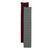 Ремінець для годинників Silicone Link Magnetic 22mm Gray/Bordo 212-02667 фото