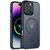TPU+PC чохол Metal Buttons with MagSafe Colorful для Apple iPhone 16 Pro Max (6.9") Navy Blue 555-03021 фото