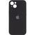 Силиконовый чехол с закрытой камерой для iPhone 13 Black 208-00725 фото