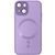 Чехол TPU+Glass Sapphire Midnight with MagSafe для Apple iPhone 15 (6.1") Lilac 656-08570 фото