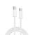 Кабель WUW-X200 Type-C to Type-C PD 60W white 656-01135 фото