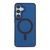 Чехол TPU+PC Space Magnetic Color with Magsafe для Samsung Galaxy S24 FE 5G (S721) Dark Blue 214-02192 фото