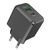 Мережевий зарядний пристрій HOCO CS14A Ocean PD20W+QC3.0 charger Black 6942007603898 фото
