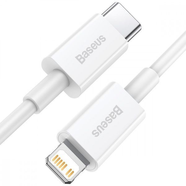 Кабель Baseus Superior Series Fast Charging Data Type-C to Lightning PD 20W (0.25m) White CATLYS-02 фото